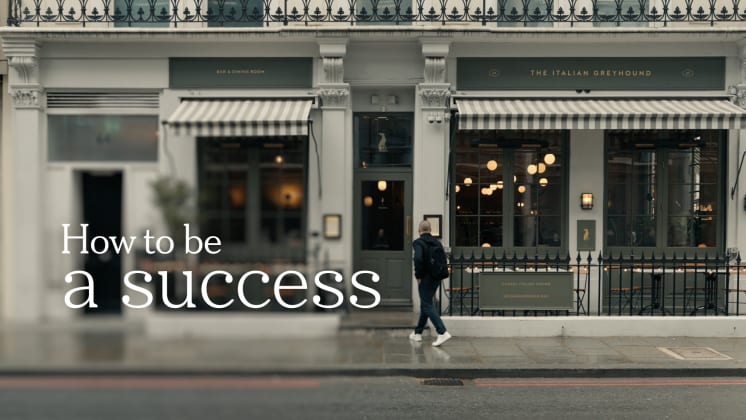How to be a success